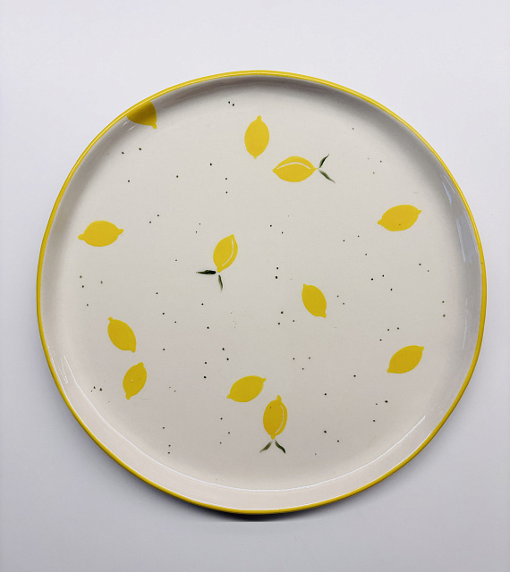 Тарелка "Лимонная" диаметр 19см в Екатеринбурге Тарелка "Лимонная" диаметр 19см