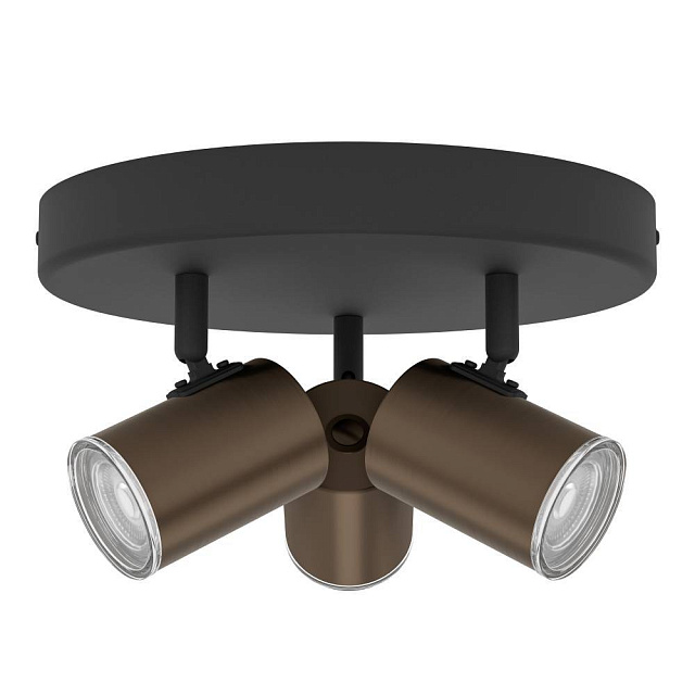 300591 Спот CONSUMA 1, 3X5W(GU10), IP44,сталь, бронзовый, черный в Екатеринбурге 300591 Спот CONSUMA 1, 3X5W(GU10), IP44,сталь, бронзовый, черный