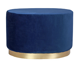 Дизайнерский пуф Topper Oval Blue