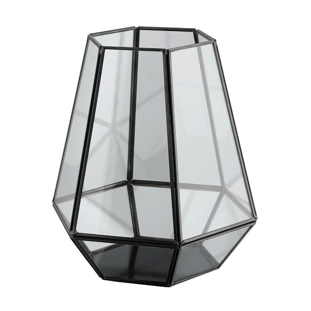 422119 Подсвечник AMBATOBE, L170, B145, H190, стекло, черный, серый в Екатеринбурге 422119 Подсвечник AMBATOBE, L170, B145, H190, стекло, черный, серый