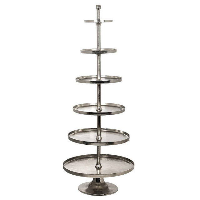 427652 Блюдо-этажерка декоративное BABIRIK H2060 алюминий, хром в Екатеринбурге 427652 Блюдо-этажерка декоративное BABIRIK H2060 алюминий, хром