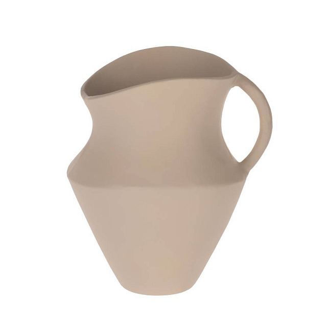 421153 Ваза декоративная CANTILAN, L195, B160, H215, алюминий, кремовый в Екатеринбурге 421153 Ваза декоративная CANTILAN, L195, B160, H215, алюминий, кремовый