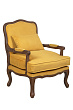 Мягкое полукресло с подлокотниками Nitro Yellow №1
