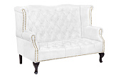 Кожаный дизайнерский диван Royal Sofa White №1