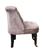 Низкое кресло Aviana Pink Velvet №1