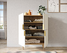 Большой комод с четырьмя дверками "Line" LN03/GR1/beige №1