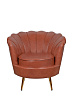 Низкое кресло ракушка Pearl Brown №0