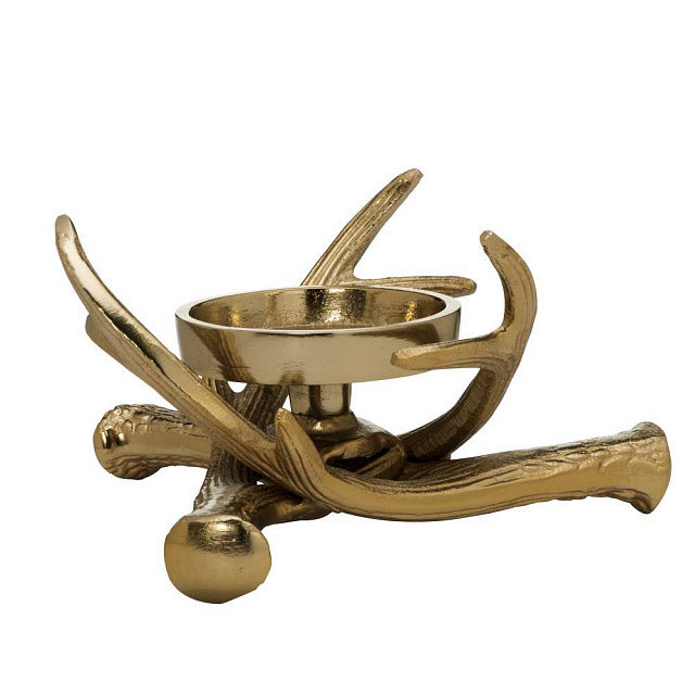 422238 Подсвечник SELISING, L200, B200, H100, алюминий, цвет золотой в Екатеринбурге 422238 Подсвечник SELISING, L200, B200, H100, алюминий, цвет золотой