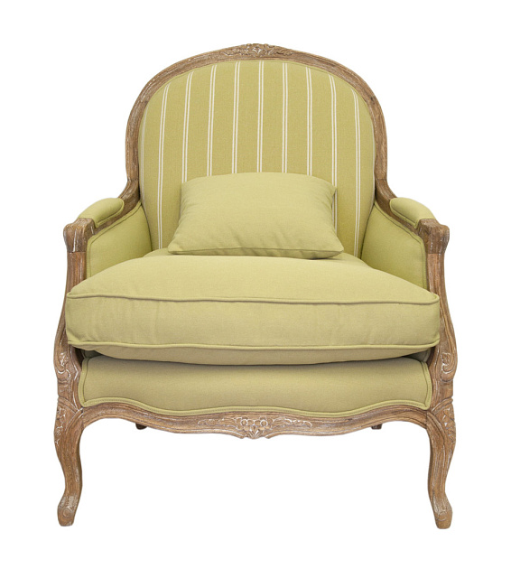 Мягкое полукресло с подлокотниками Aldo Green в Екатеринбурге Мягкое полукресло с подлокотниками Aldo Green