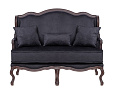 Двухместный дизайнерский диван Brody Double Black