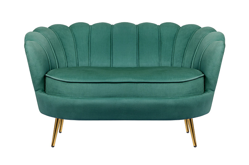 Дизайнерский двухместный диван Pearl Double Green V2 в Екатеринбурге Дизайнерский двухместный диван Pearl Double Green V2