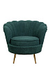Низкое кресло Pearl Green Boucle №0