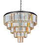 Люстра Odeon 5 Rings Amber