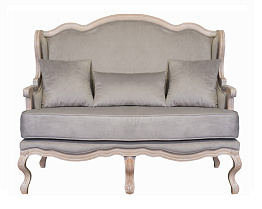 Двухместный дизайнерский диван Brody Double grey в Екатеринбурге