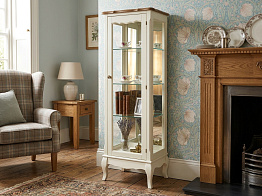 Шкаф "Леонтина (Leontina)" для посуды узкий/низкий арт ST9319