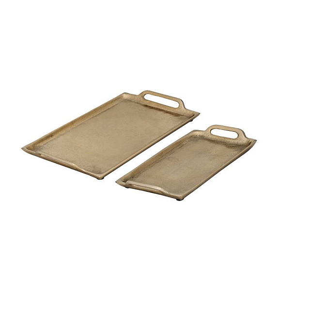 427315 Поднос ISESAKI (комп. 2шт.), L310, B310, H25 алюминий золотой в Екатеринбурге 427315 Поднос ISESAKI (комп. 2шт.), L310, B310, H25 алюминий золотой