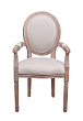 Мягкий стул с подлокотниками Volker Arm Beige V2 №0