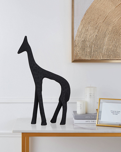 427031 Статуэтка Жираф SUZU, L110, B30, H170, алюминий, черный в Екатеринбурге 427031 Статуэтка Жираф SUZU, L110, B30, H170, алюминий, черный
