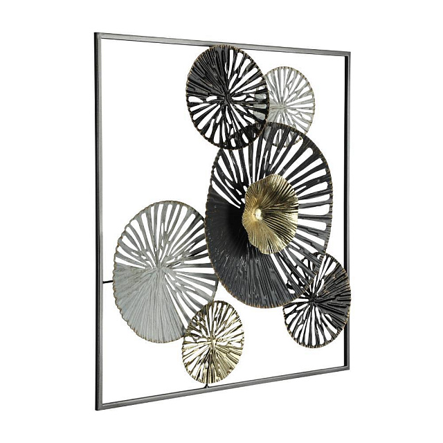 426005 Панно NUMAZU, L500, H500, сталь, черный, белый в Екатеринбурге 426005 Панно NUMAZU, L500, H500, сталь, черный, белый