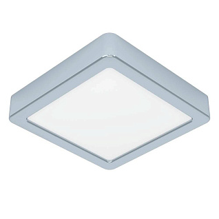 900649 Накладной светильник  FUEVA 5, 11W (LED), 3000K, IP44, L160, B160, H28, сталь, хром / пластик, белый
