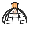 43768 Потолочный светильник STYLLINGTON, 1Х40W, E27, H315, ?415, сталь, черный/дерево, коричневый