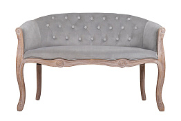 Двухместный дизайнерский диван Kandy Double Grey Velvet в Екатеринбурге