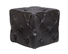 Дизайнерский пуф Amrit Black Leather №0