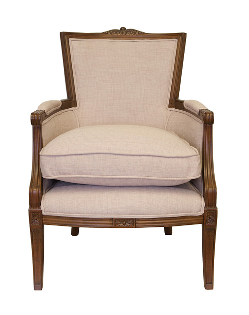 Мягкое полукресло с подлокотниками Tous Beige в Екатеринбурге Мягкое полукресло с подлокотниками Tous Beige