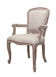 Мягкий стул с подлокотниками Gran Arm Beige №3
