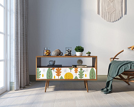 Консоль "Berber" с двумя ящиками принт 30 арт BB22/Print_30