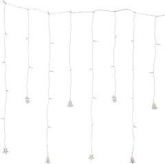 Гирлянда DECY, 40X0,06W(LED),  4,5V, 82х100см, пластик, 3xАА (не в комплекте)