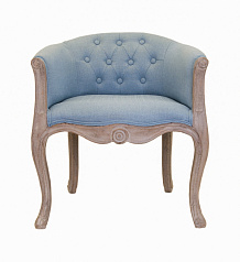 Низкое кресло ретро Kandy Light Blue