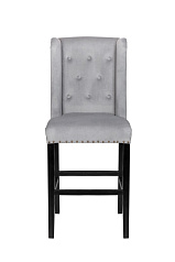 Дизайнерский барный стул Skipton Grey Velvet
