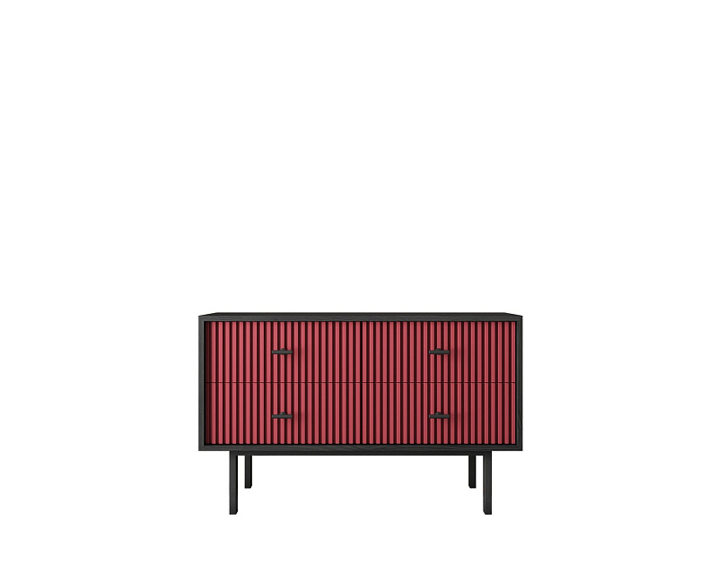 Комод с четырьмя ящиками "Emerson" арт EM05/red/L