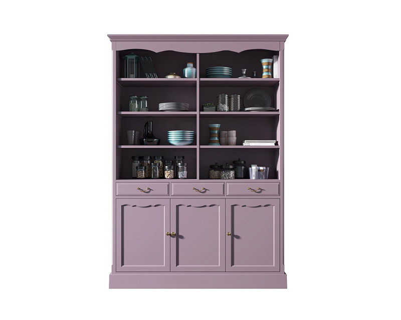Двухсекционный шкаф Leontina Lavanda для посуды арт ST9330/3L