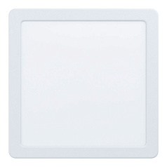 99164 Светодиодный встраиваемый светильник FUEVA 5, 17W (LED), 216х216, ET26, 2000lm, 3000K, сталь, белый