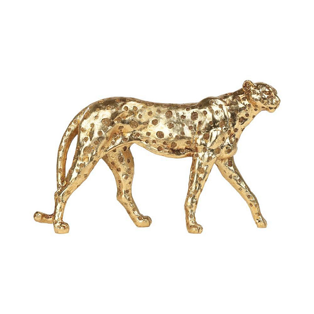 429707 Фигурка Леопард MENJANGAU, L280, B100, H170, полирезин, золото в Екатеринбурге 429707 Фигурка Леопард MENJANGAU, L280, B100, H170, полирезин, золото