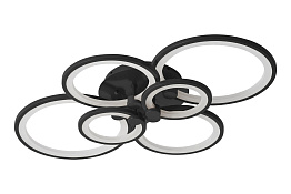 Светильник Oris 6 rings black