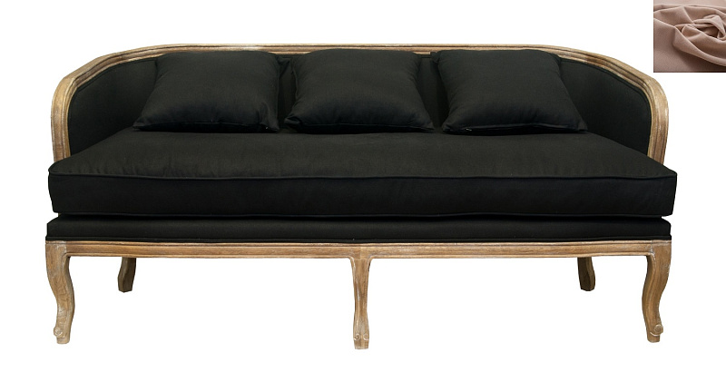 Диван ретро Nora коричневый в Екатеринбурге Диван ретро Nora коричневый