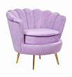 Низкое кресло Pearl Purple №1