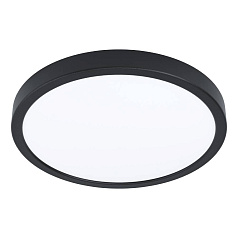 901014 Светодиодный накладной светильник с датчиком движения FUEVA 5, 20,5W (LED), 3000K, 2400lm, ?285, сталь, чёрный/пластик, белый