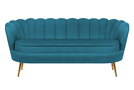 Диван ракушка для гостиниц Pearl Triple Marine Velvet в Екатеринбурге