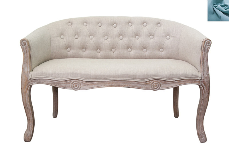 Дизайнерский двухместный диван Kandy Double Mocca цвет голубой в Екатеринбурге Дизайнерский двухместный диван Kandy Double Mocca цвет голубой