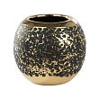 421491 Ваза ARROYITO, ?170, H160, керамика, черный, золотой №0