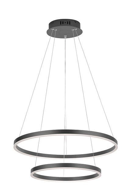 Люстра Orblaze 2 rings 600 black