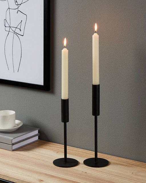 422005 Подсвечник JELLICOE, B260, ?85, сталь, черный в Екатеринбурге 422005 Подсвечник JELLICOE, B260, ?85, сталь, черный