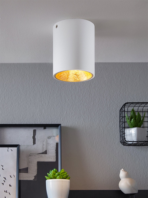 94503 Светодиодный потолочный светильник POLASSO, 1х3,3W (LED), ?100, белый, золотой в Екатеринбурге 94503 Светодиодный потолочный светильник POLASSO, 1х3,3W (LED), ?100, белый, золотой