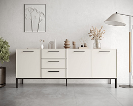 Комод с тремя дверками и тремя ящиками "Nicole" арт NEM07