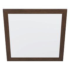 99475 Потолочный светильник PIGLIONASS, LED 32W, 4700lm, L645, B645, H55, сталь/пластик/дерево, белы