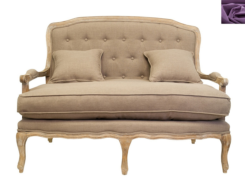 Прямой диван модерн Yareli Brown фиолетовый в Екатеринбурге Прямой диван модерн Yareli Brown фиолетовый